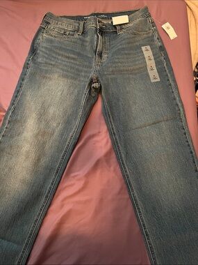 Old Navy Medium Blue Straight Leg Jeans